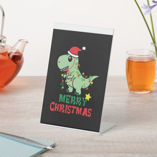 vrome kerst reclamebord met voetstuk (Insitu)