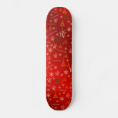 vrome kerst skateboard (Voorkant)