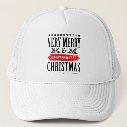 vrome kerst trucker pet (Voorkant)