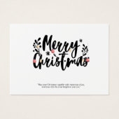 vrome kerst visitekaartje (Voorkant)