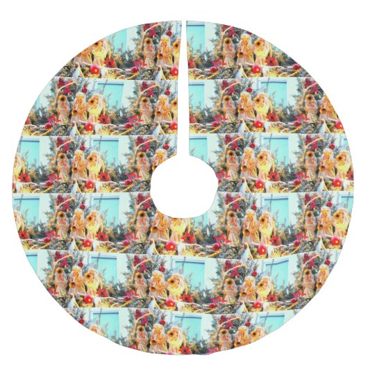 vrome kerstengelen kerstboom rok (Voorkant)