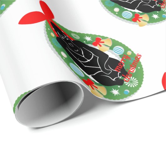 vrome kerstgorilla cadeaupapier (Rol Hoek)