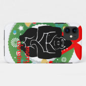vrome kerstgorilla Case-Mate iPhone case (Achterkant (horizontaal))