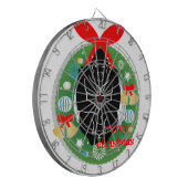 vrome kerstgorilla dartbord (Voorkant Links)