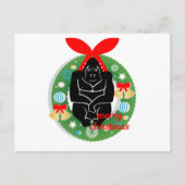 vrome kerstgorilla feestdagenkaart (Voorkant)