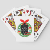 vrome kerstgorilla pokerkaarten (Achterkant)