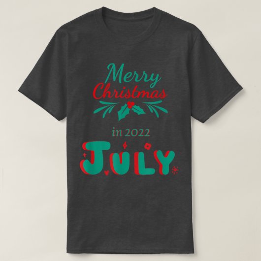 vrome kerstmis in juli , chris voor vrouwen , mann t-shirt (Design voorkant)