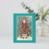 Vroolijk Kerstfeest  Nederlandse Kerst Kaart (Staand voorkant)