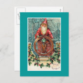 Vroolijk Kerstfeest  Nederlandse Kerst Kaart (Voorkant / Achterkant)