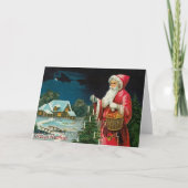 Vroolyk Kerstman Feestdagen Kaart (Voorkant)