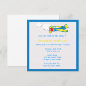 Vroom.... Birthday party nodigt uit Kaart (Voorkant / Achterkant)