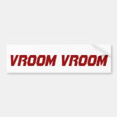 Vroom bumper sticker (Voorkant)