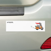 vroom. bumpersticker (Op auto)