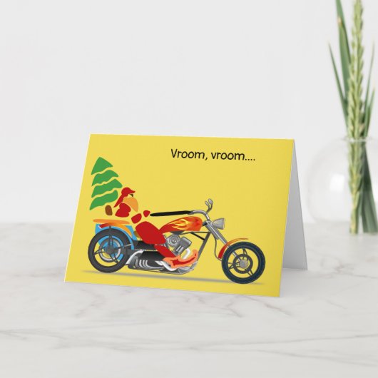 "Vroom die vroom" al kaart van manierKerstmis (Voorkant)