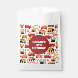 Vroom Honk Beep! Vrachtwagens Bedankzakje