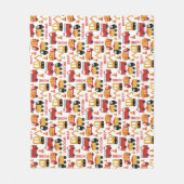 Vroom Honk Beep! Vrachtwagens Fleece Deken (Voorkant)