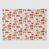 Vroom Honk Beep! Vrachtwagens Tissuepapier (Voorkant)