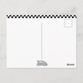 Vroom Racing Car Road Boy Foto Birthday Dank u Briefkaart (Achterkant)