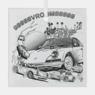VROOM Sport Auto Ornament voor Kerstmis