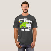Vroom Vroom 2 2 2 jaar oud jongetje vuilnis T-shirt (Voorkant volledig)