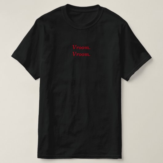 Vroom vroom motorfiets t-shirt (Design voorkant)