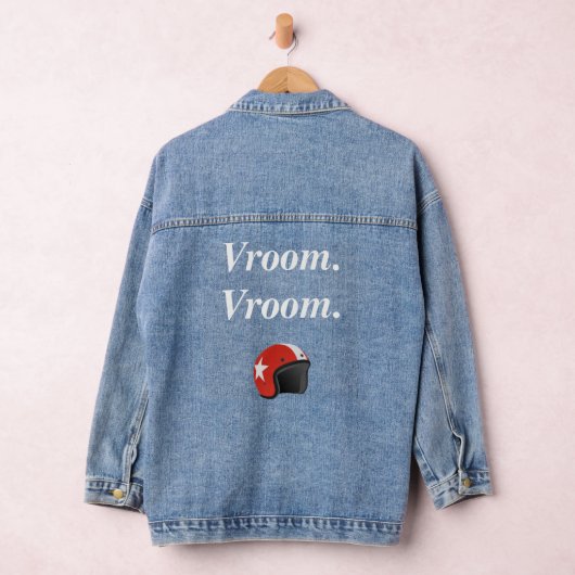 Vroom Vroom motorshirt voor dames Denim Jacket (Hangar)