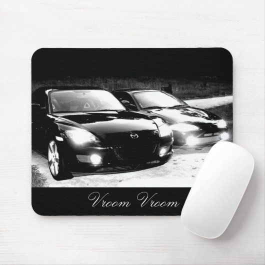 Vroom Vroom Mousepad Muismat (Met muis)
