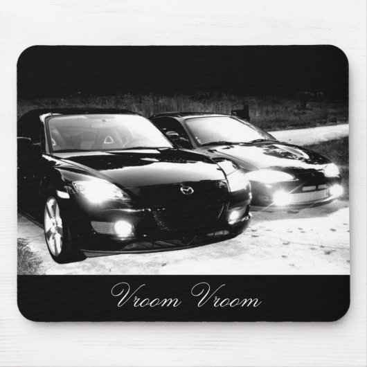 Vroom Vroom Mousepad Muismat (Voorkant)