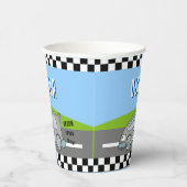 Vroom Vroom Racing Car Road Boy Birthday Party Papieren Bekers (Rechts)