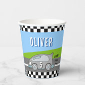 Vroom Vroom Racing Car Road Boy Birthday Party Papieren Bekers (Voorkant)