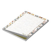 Vroom. Vroom. Tjonge auto en vervoerspatroon Notitieblok (Linkerzijde)