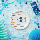 Vroom Vroom Transport Papieren Bordje (Feest)