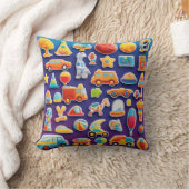 Vroom & Zoom – Baby-Speelgoed met autothema Kussen (Deken)