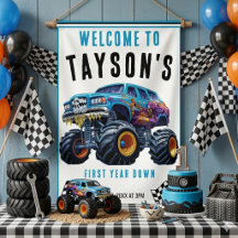 Vroom Zoom Monster Truck Boom | 1e Verjaardagsfees