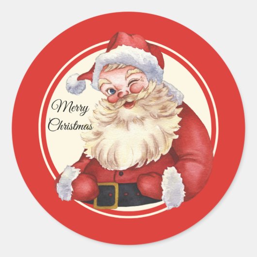 Vrorode kerstkerstkerstkerstkerstkerstkerstkerstke ronde sticker (Voorkant)