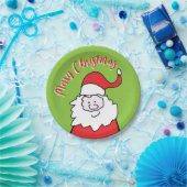 vrory kermas santa papieren bordje (Feest)