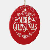 Vrory kerst Stepmoeder StepmDefinitie Keramisch Ornament (Rechts)