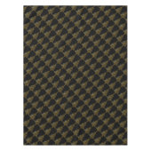 Vrory kerstboom Star Black Gold Shiny Chic Tafelkleed (Voorkant)