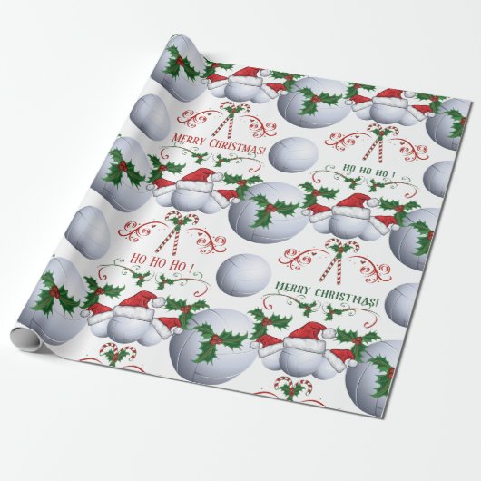 Vrory Kerstfeestelijke kerstman Cadeaupapier (Uitgerold)