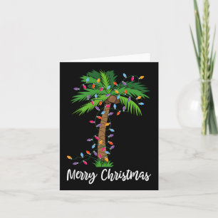 Vrory kerstlampjes palm Beach Pajama Kaart