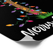 Vrory kerstlampjes palm Beach Pajama Poster (Hoek)