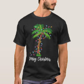 Vrory kerstlampjes palm Beach Pajama T-shirt (Voorkant)