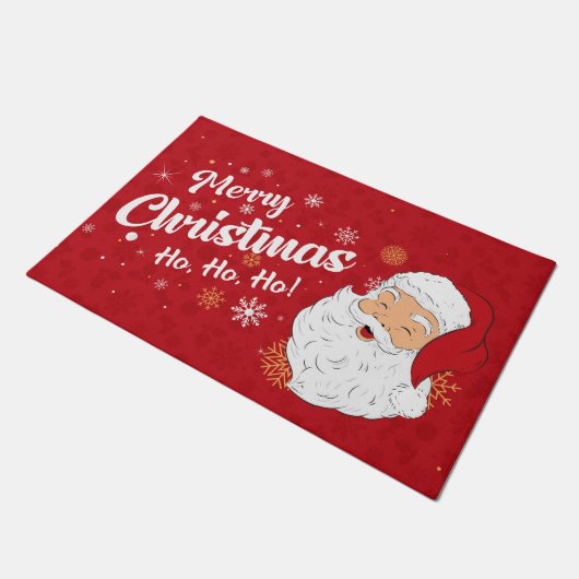 Vrory Kerstmis Ho Ho Santa Deurmat (Schuin)