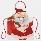 Vrory Kerstmis Ho Ho Santa Schort (Voorkant)