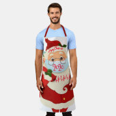 Vrory Kerstmis Ho Ho Santa Schort (Gedragen)