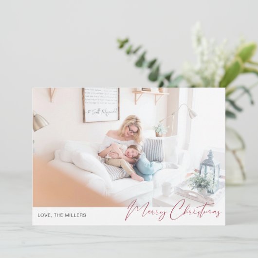 Vrory Kerstmis Modern Minimalistische Foto 2 (Staand voorkant)