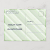 Vrory Kerstmis Modern Santa Cute Typografie Feestdagenkaart (Achterkant)