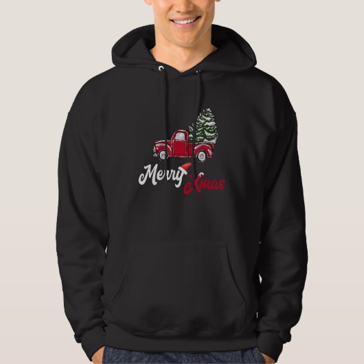 Vrory Kerstmis Rood Xmas Santa Hoodie (Voorkant)