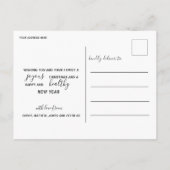 Vrory Kerstster Faux Gold-kerstmis Briefkaart (Achterkant)