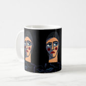 "Vrouw (102)" Koffiemok (Voorkant links)